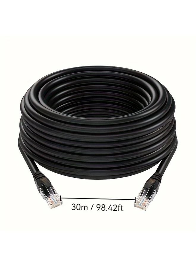 كابل إيثرنت Cat6 بطول 50 متر (164 قدم) مع موصل RJ45 لجهاز التوجيه والمودم ووحدة التحكم بالألعاب وصندوق التلفزيون - Image 4